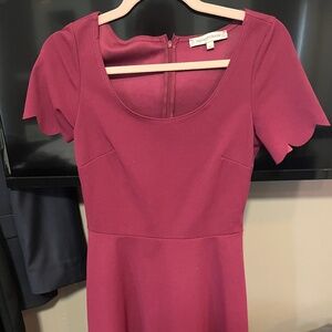 Red business casual size small dress